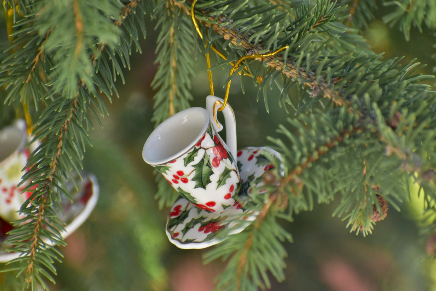 Tea Cup Ornament with Gift Box