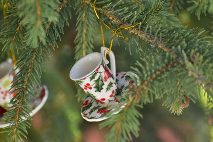 Tea Cup Ornament with Gift Box