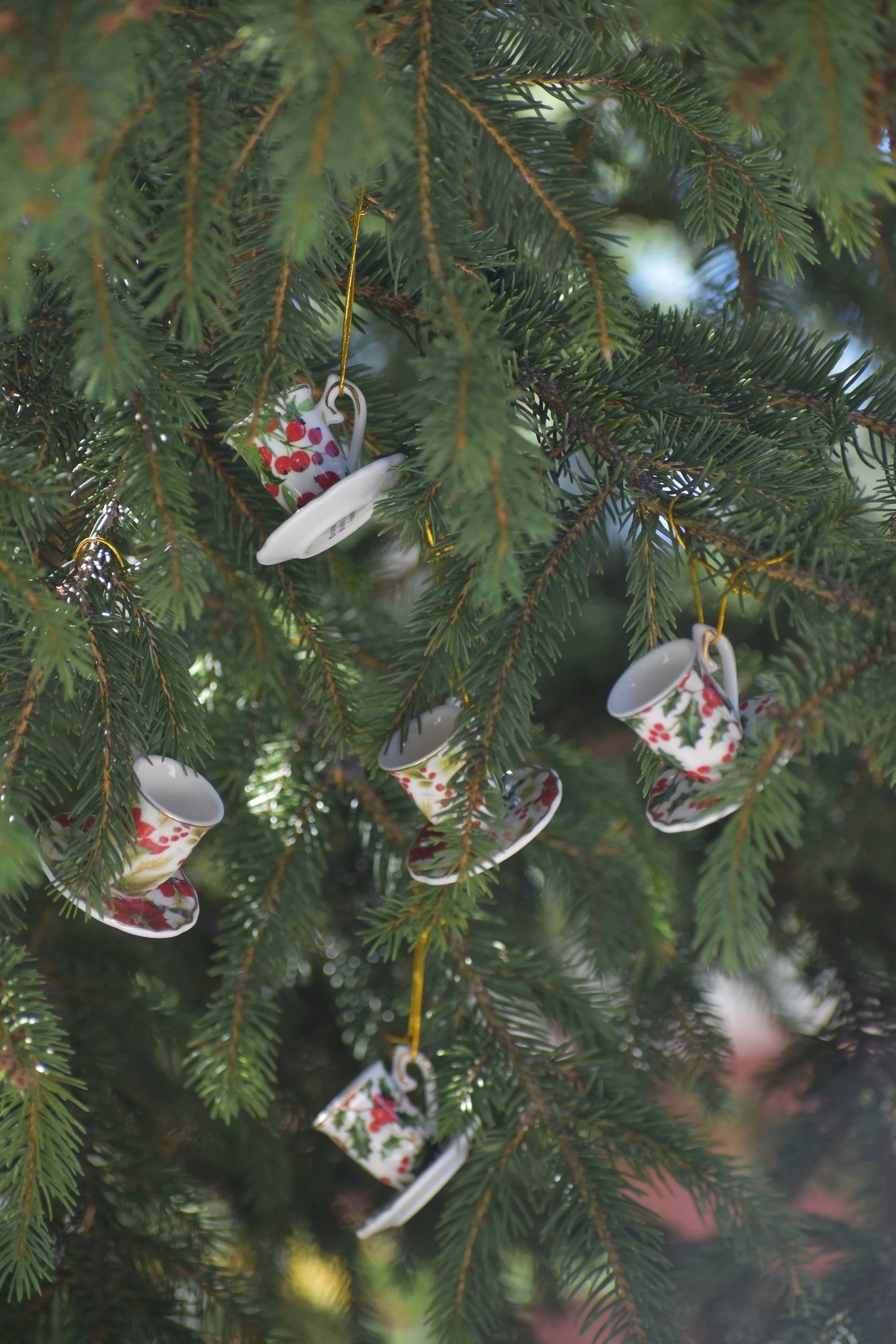 Tea Cup Ornament with Gift Box