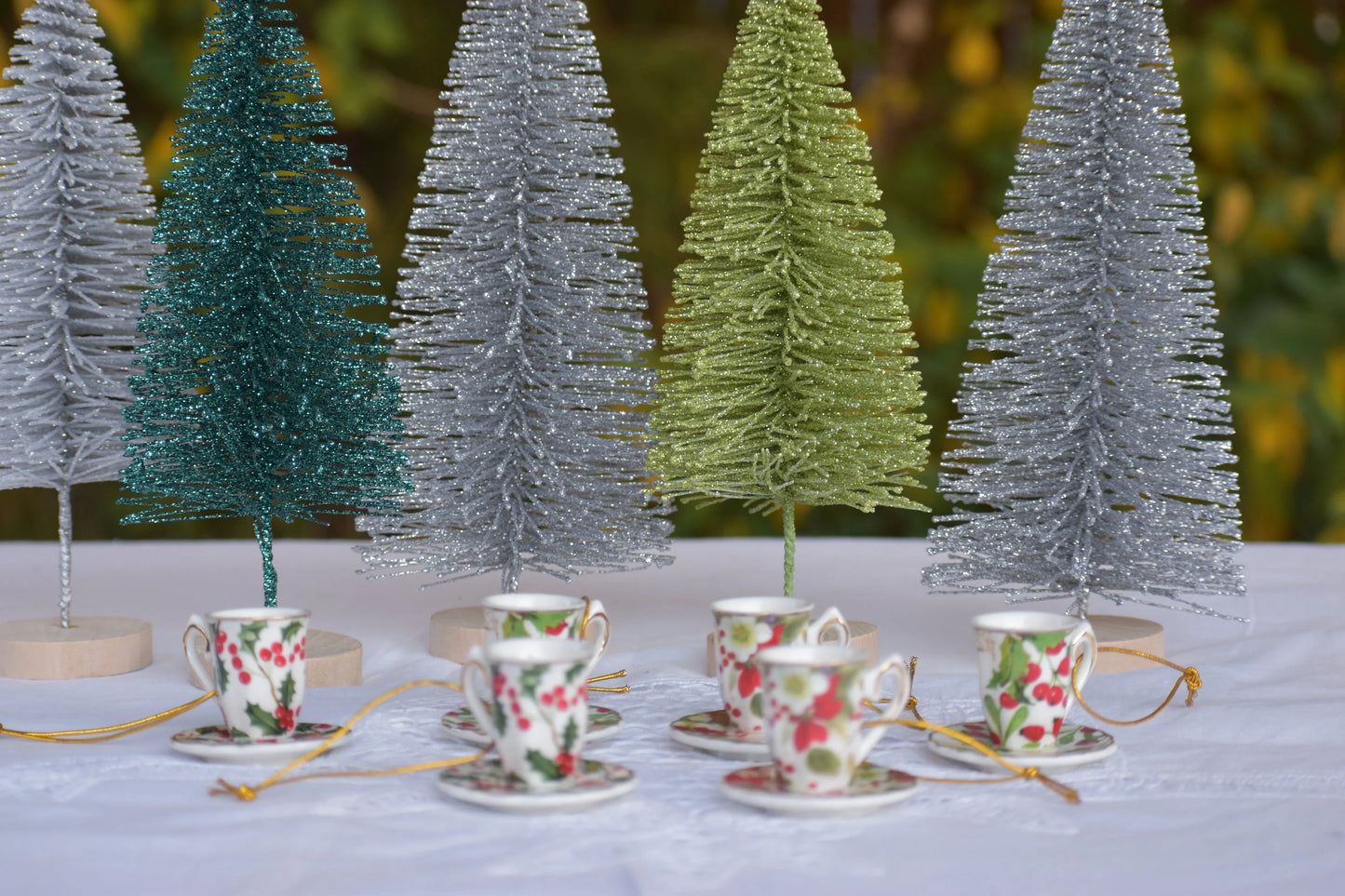 Tea Cup Ornament with Gift Box