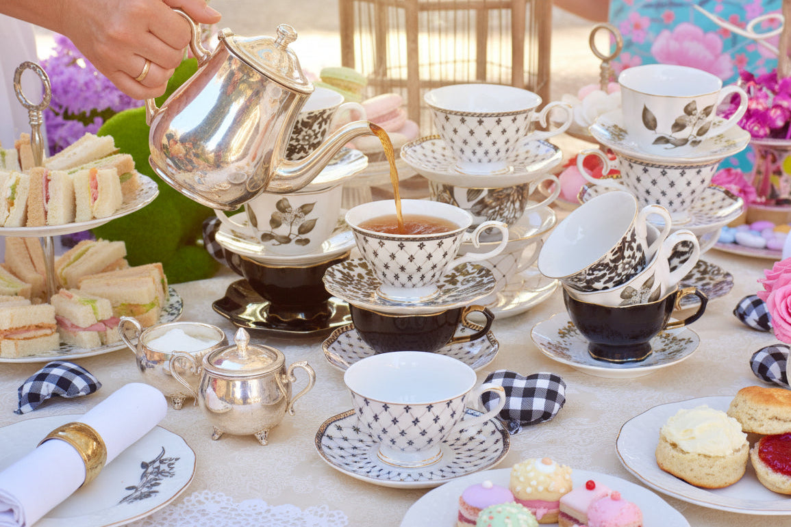 Mismatched Elegant Teacups