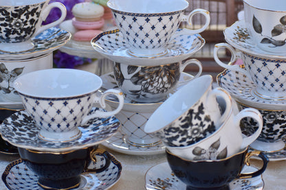 Mismatched Elegant Teacups