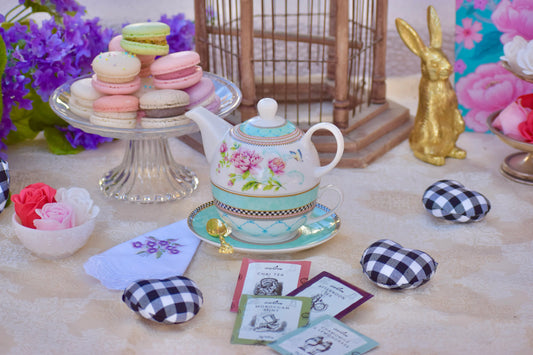 Peony Garden Tea for One Gift Set