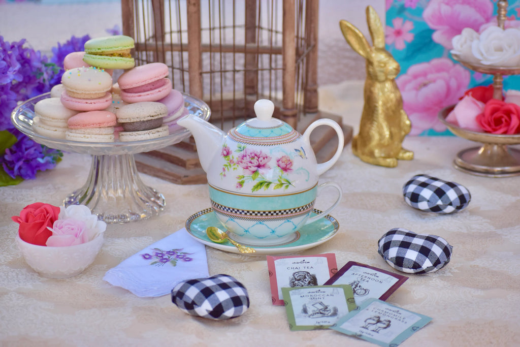 Peony Garden Tea for One Gift Set