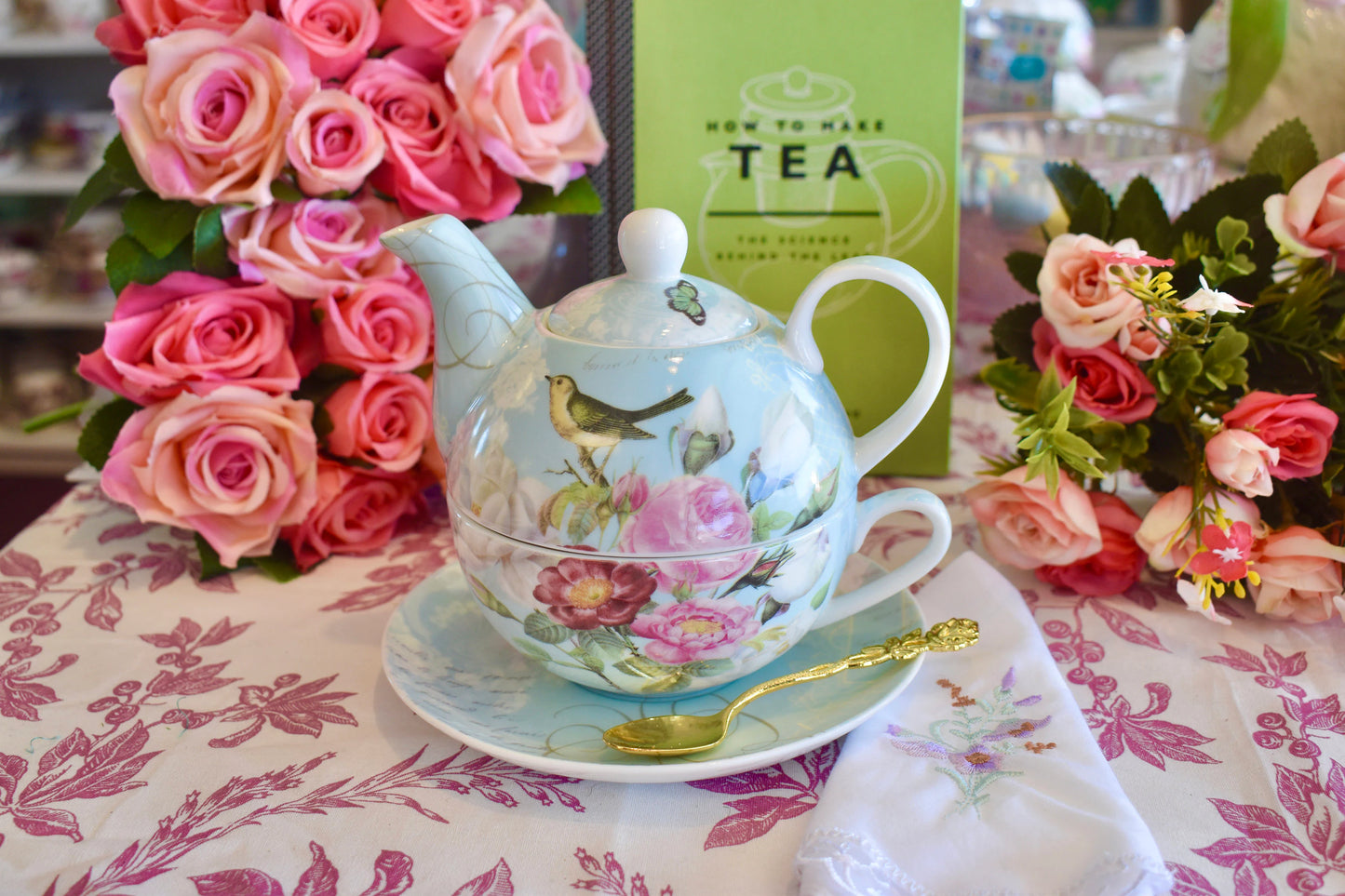 Blue Jay Tea for One Gift Set