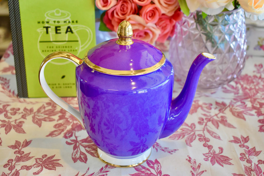 Timeless Beauty Purple Teapot