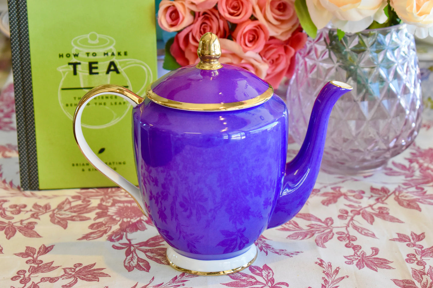 Timeless Beauty Purple Teapot
