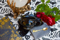 Black Butterflies Teacup Gift Set