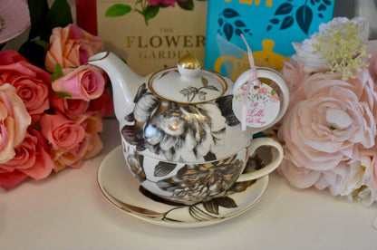 Black Peony Tea for One Gift Set