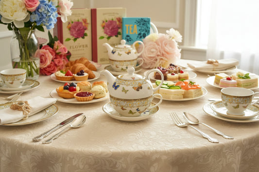 Monarch Butterflies Garland Tea for One Gift Set