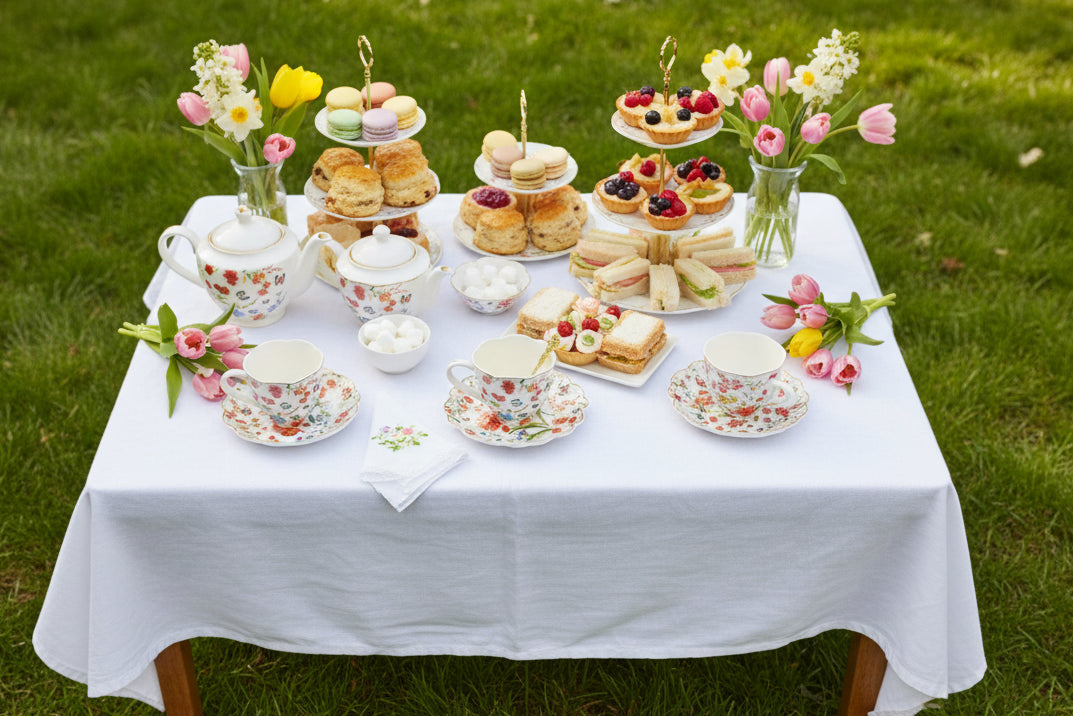 Poppy Flowers and Wildflowers Teacup Gift Set