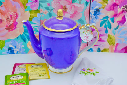 Timeless Beauty Purple Teapot