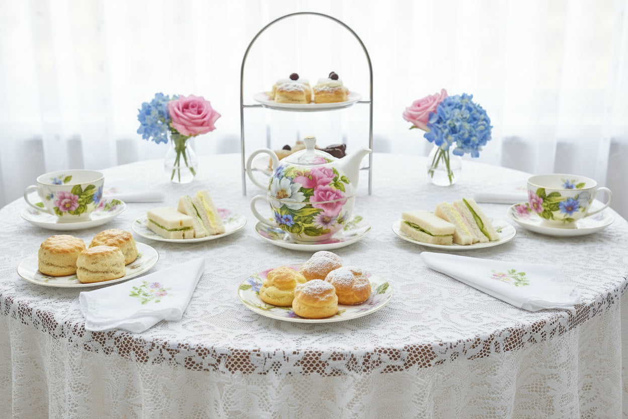 Rose Garden Tea for One Gift Set