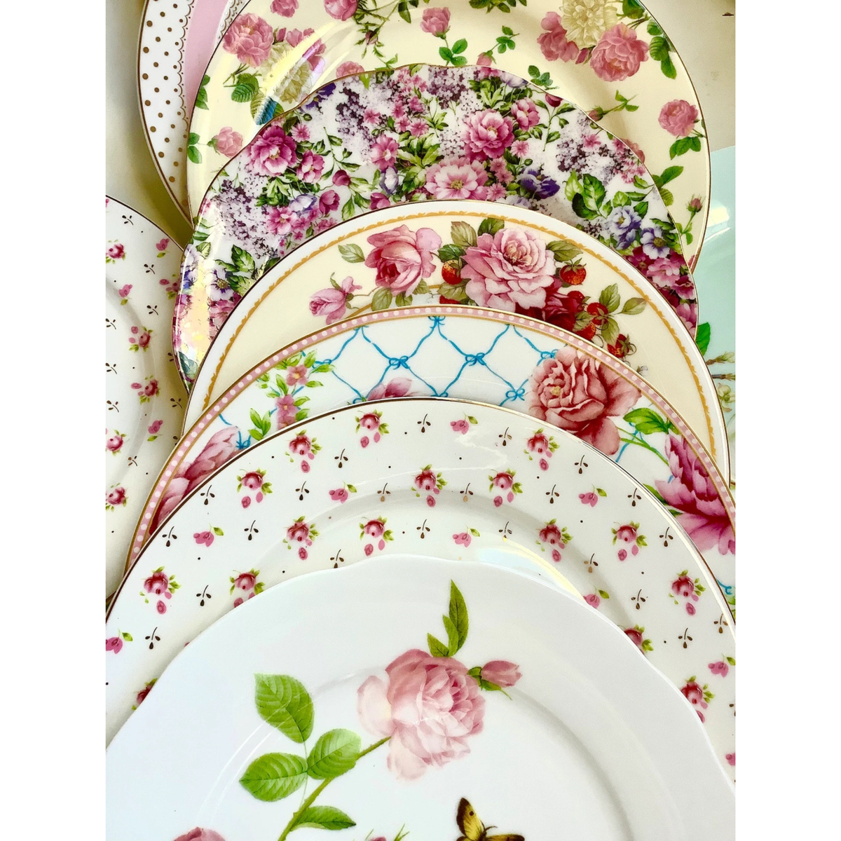 Mismatched Lunch or Dinner Plates